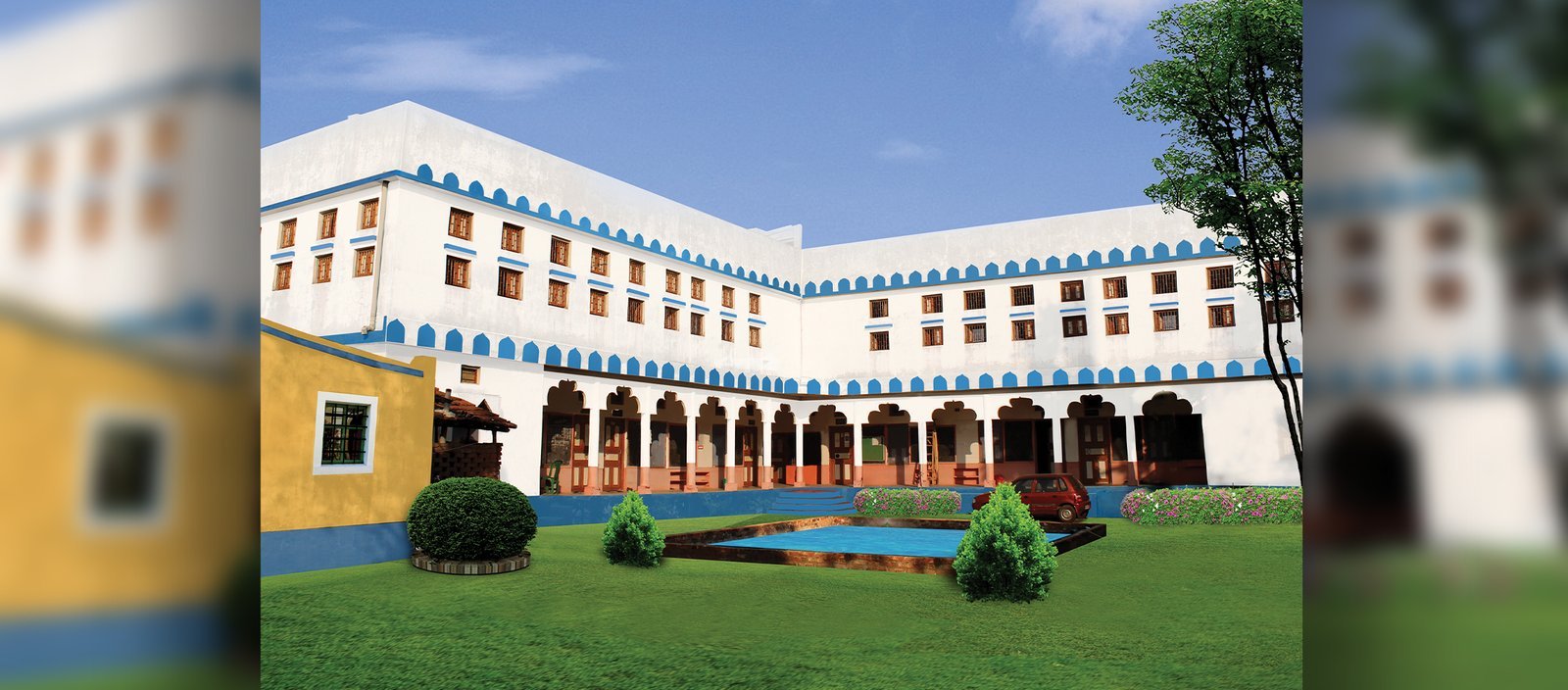 a forest after an apocalypse